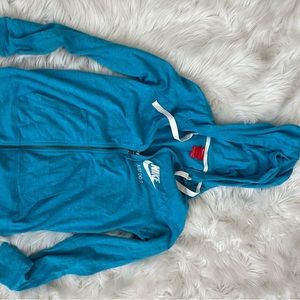 Blue light weight Nike zip up